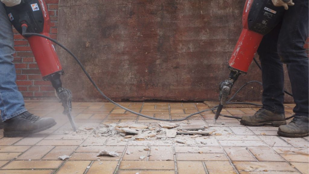 Demolition works in UAE